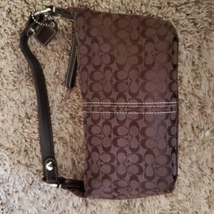 Small brown COACH bag